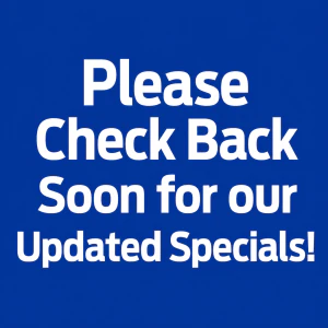 Blue CheckBackSoon